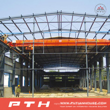 Pth Customized Design Low Cost Estructura de acero prefabricada Warehouse